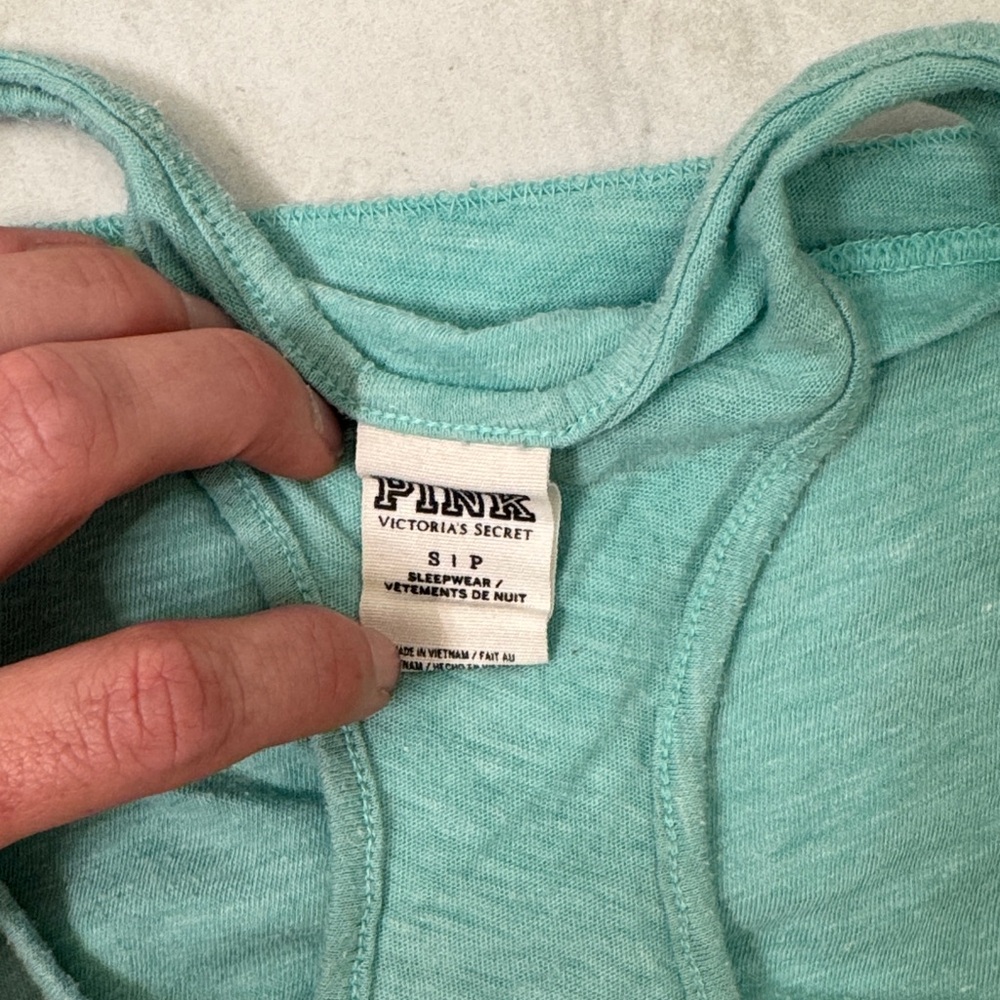 Pink Victoria secret Racerback Tank Top - Picture 2 of 3